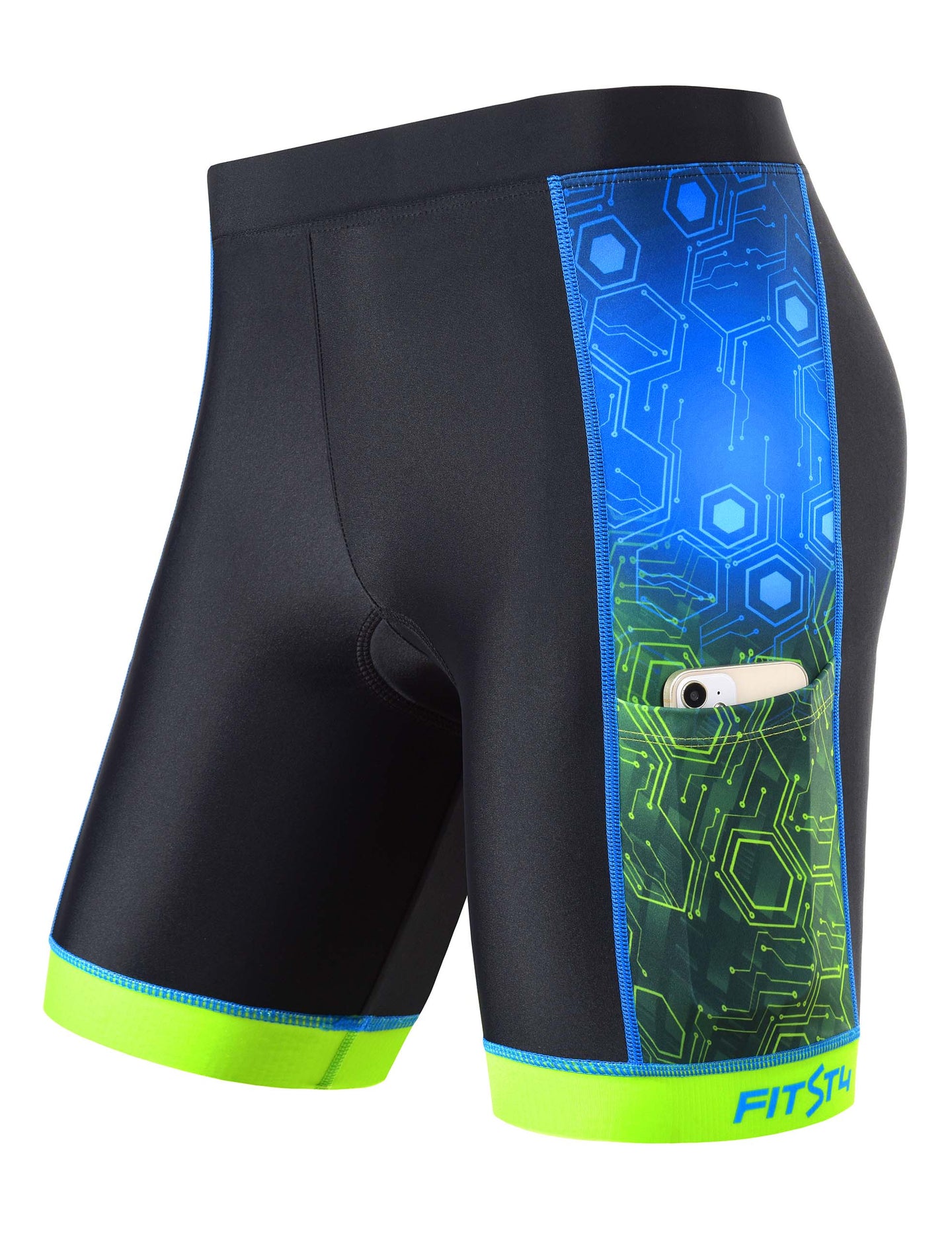 Pantalones cortos de ciclismo para niños acolchados
