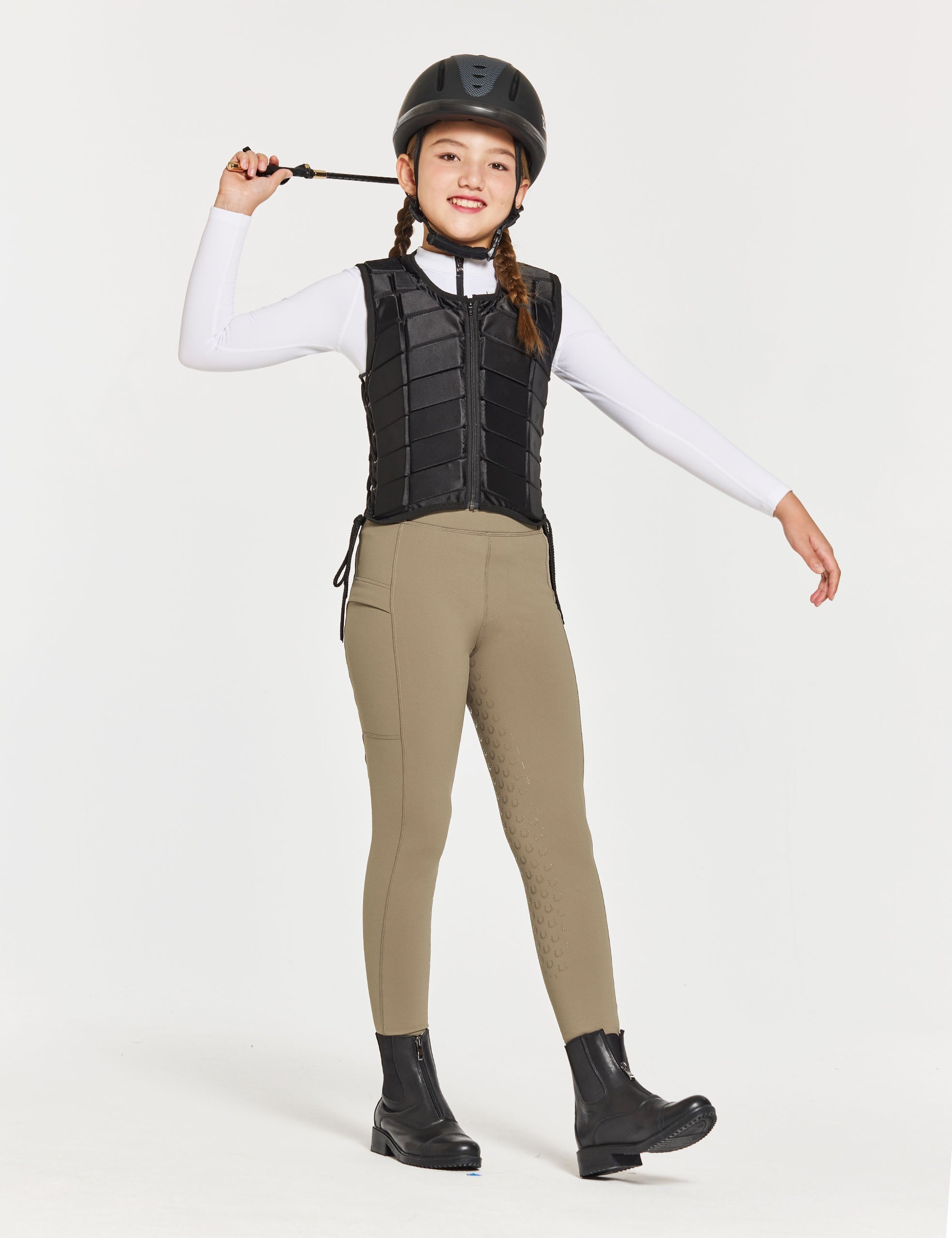 Girls Full Seat Breeches Fleece Lined