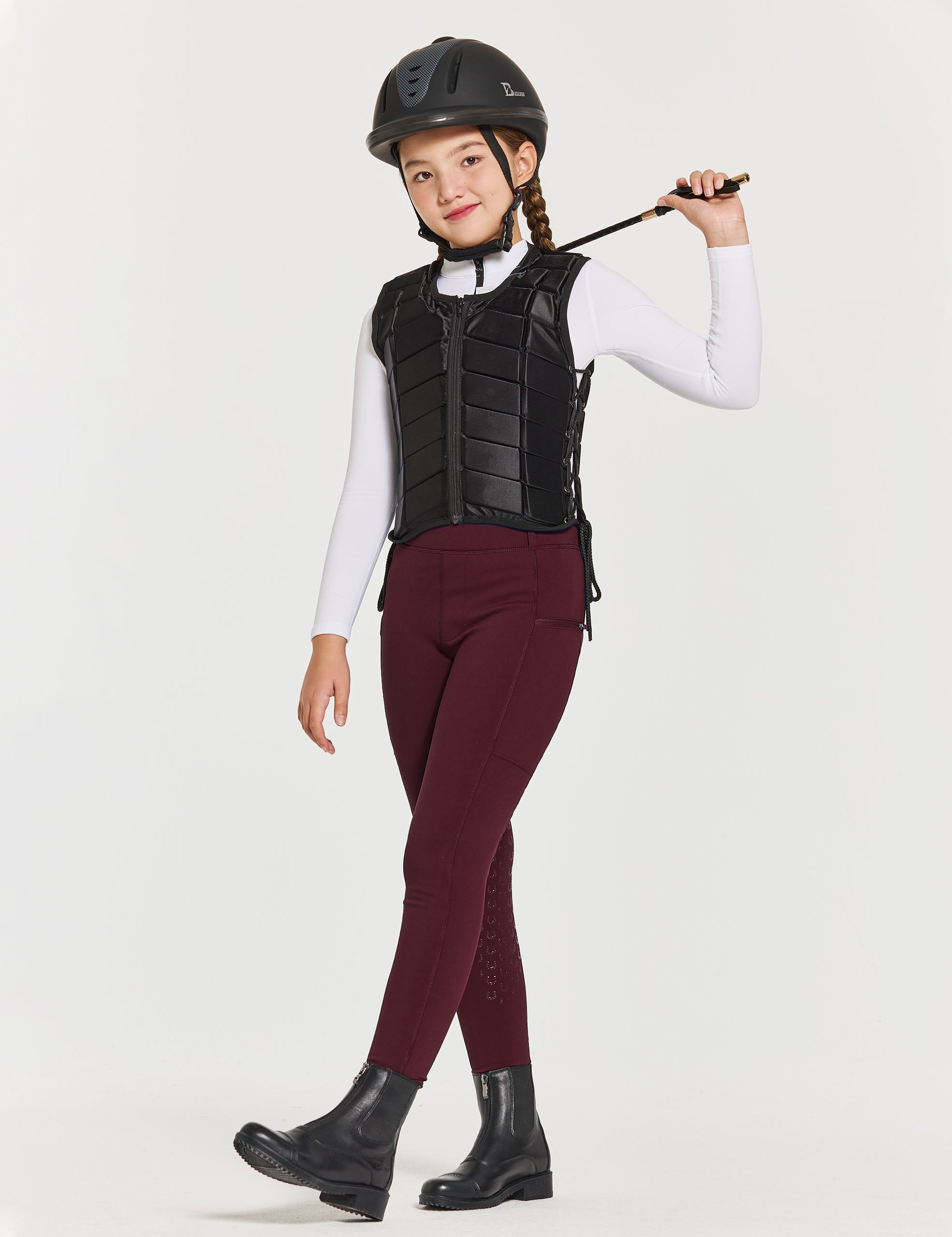 Girls Full Seat Breeches Fleece Lined