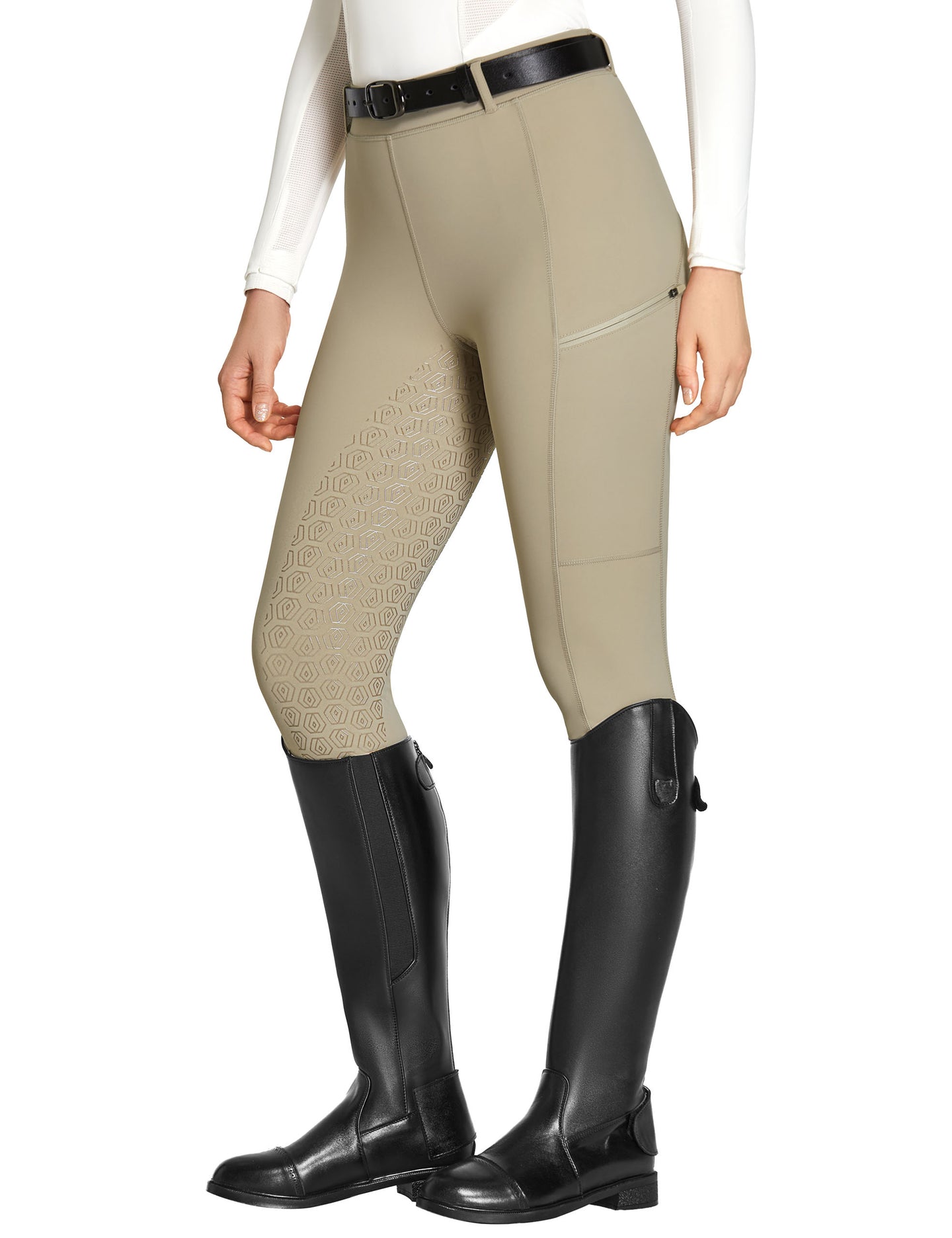 Mallas de montar con asiento completo para mujer