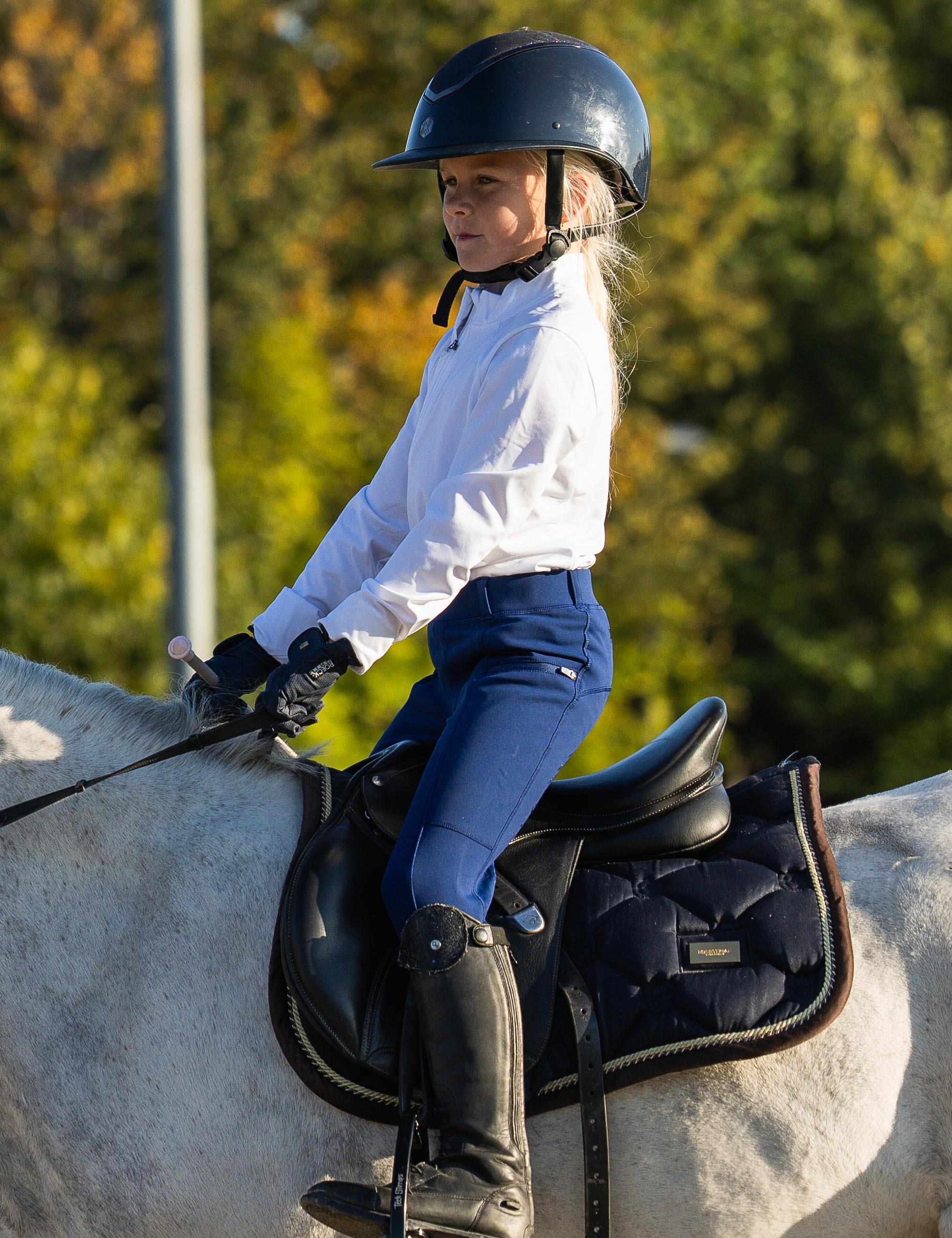 Girls Full Seat Breeches Fleece Lined