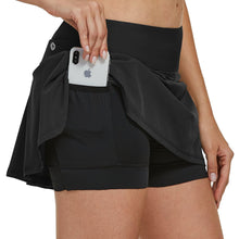 Load image into Gallery viewer, Women&#39;s Cycling Skort Pleated Bike Skirt 4D Gel Padded Quick-Dry Zipper Pockets
