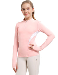 Girls Long Sleeves Shirt with Thumbholes