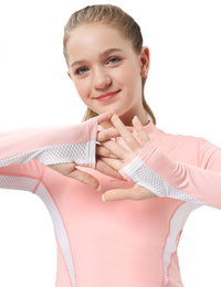 Girls Long Sleeves Shirt with Thumbholes