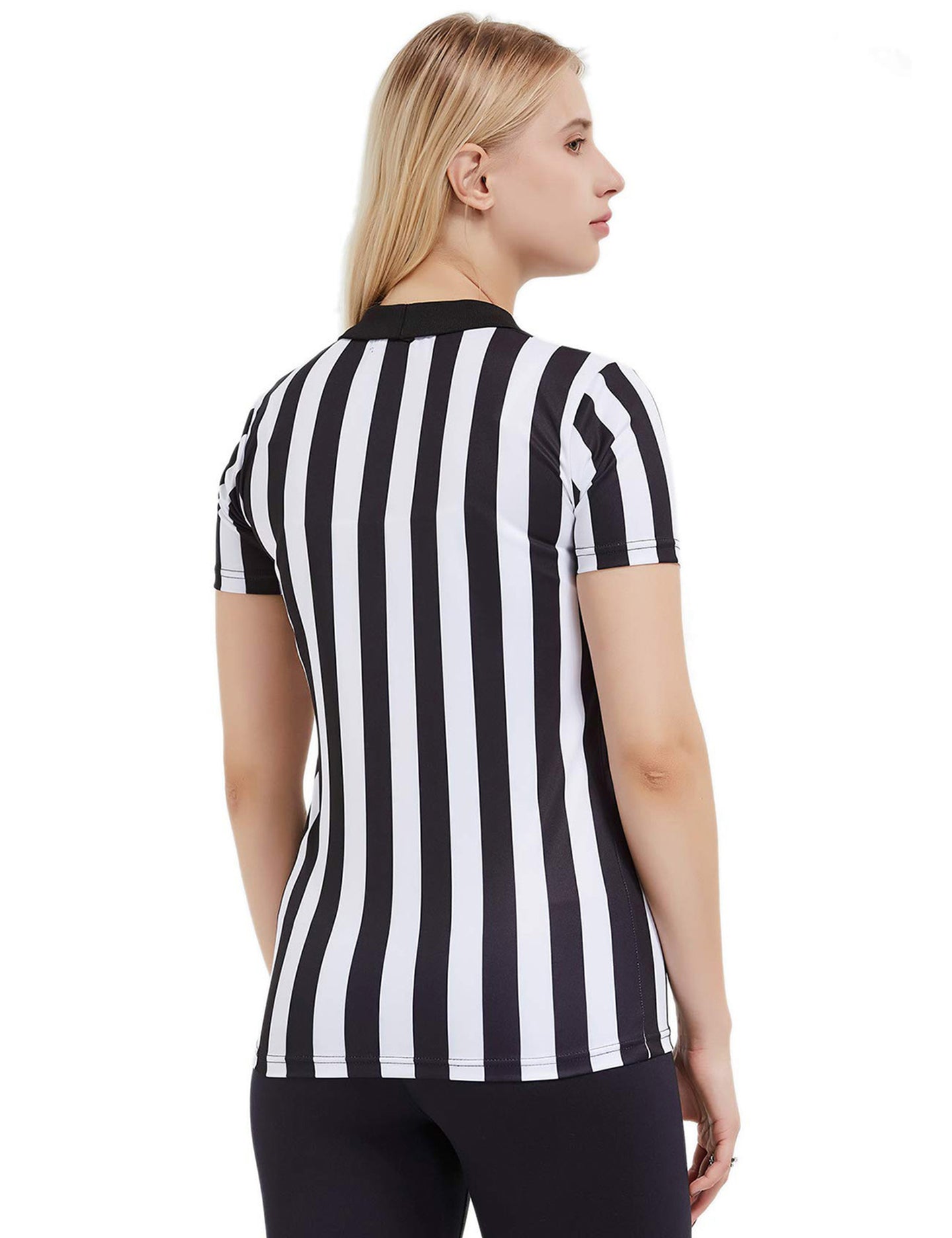 Women's Official Referee Shirt Zipper Polo Collar