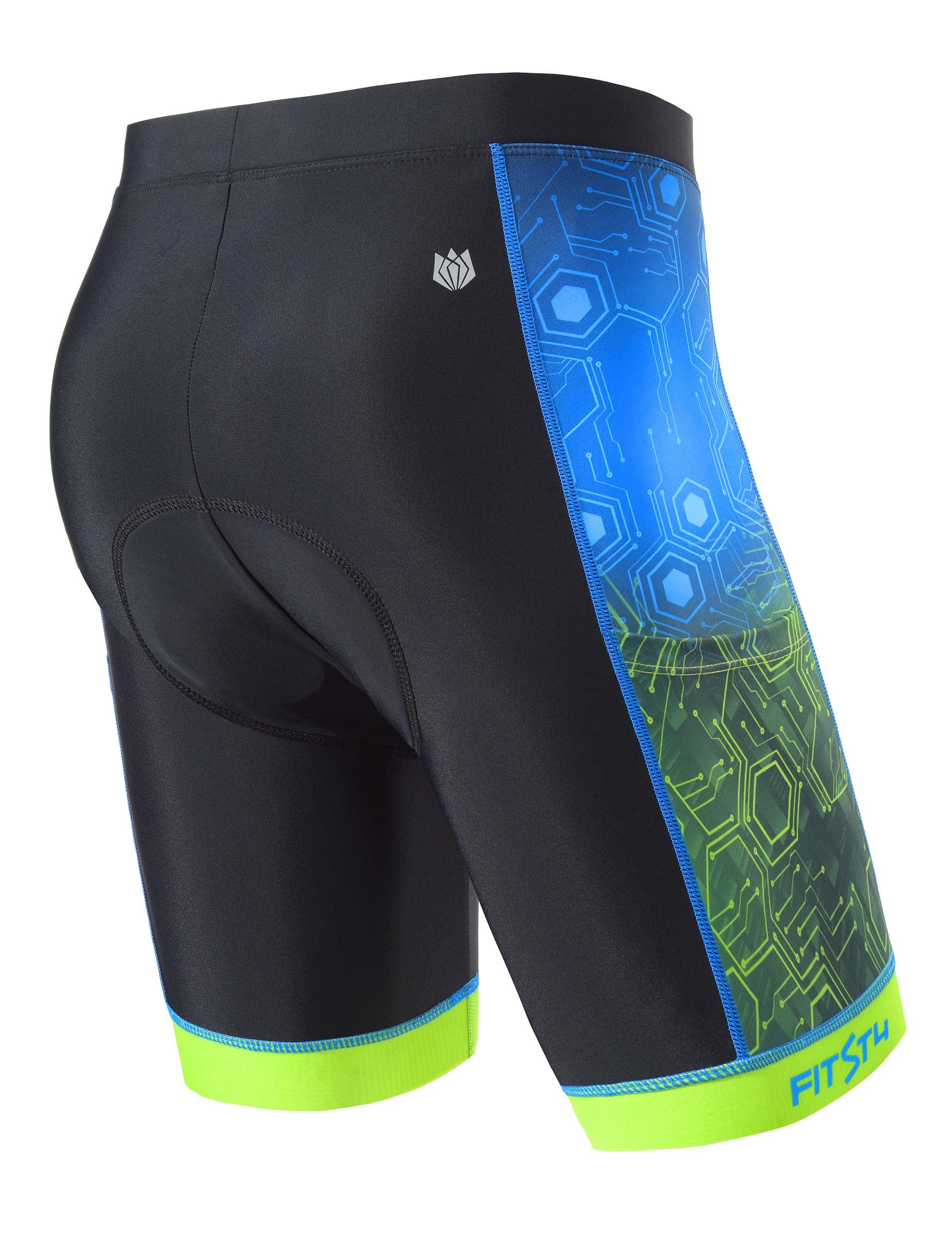 FitsT4 Kids Cycling Shorts Padded Dark Pink M