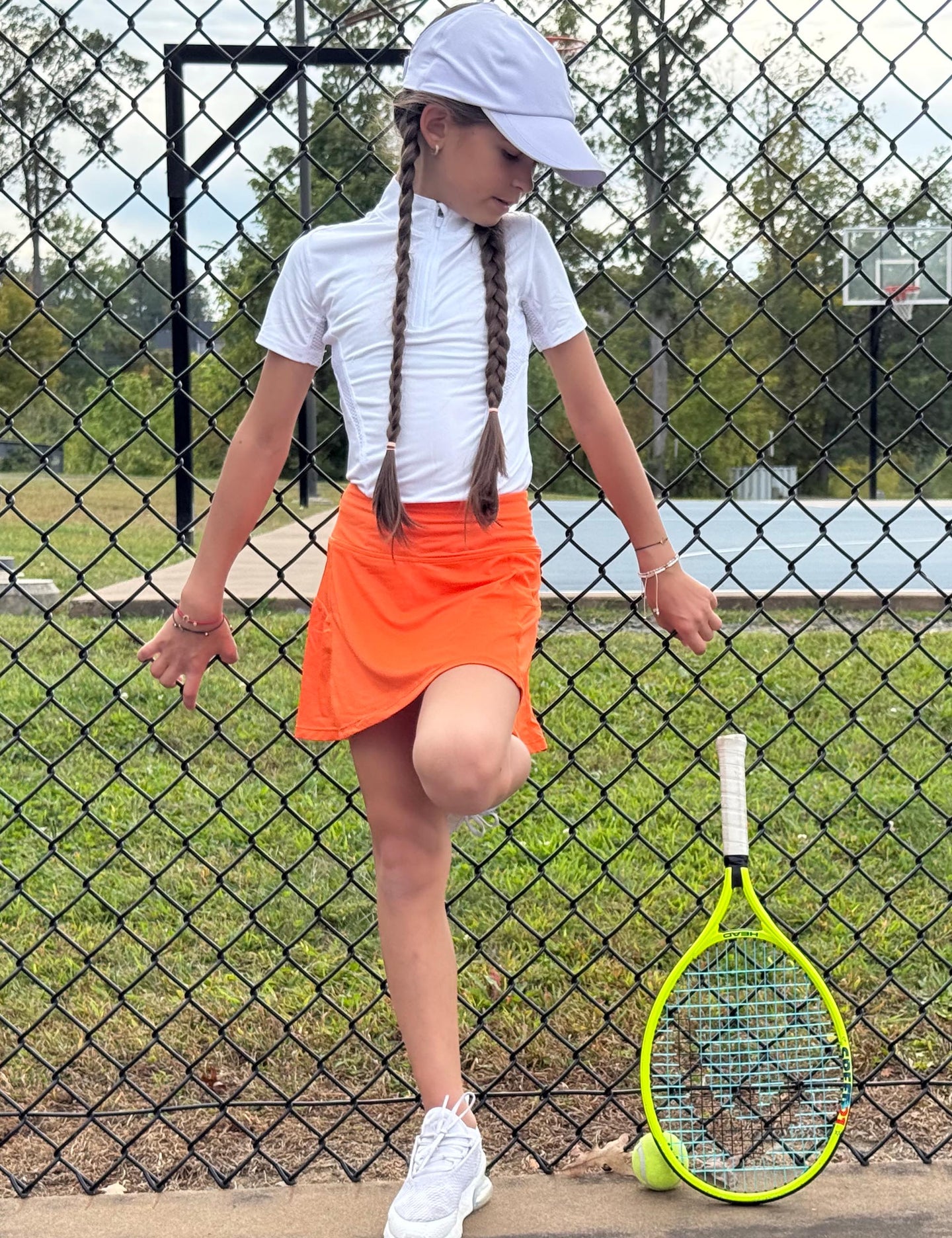 Girls Tennis Golf Skirt with Pockets
