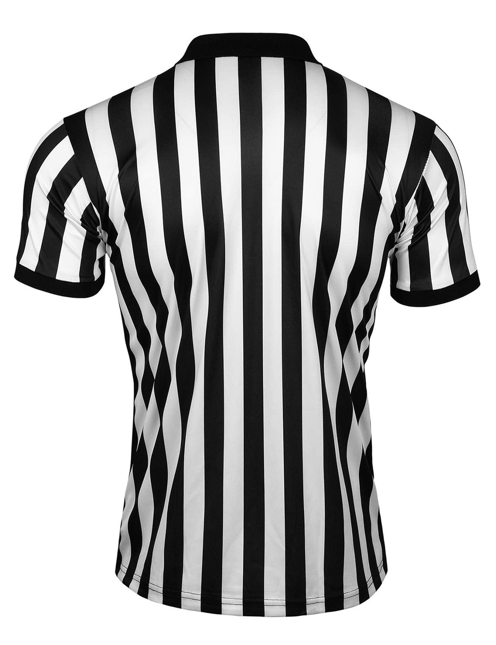 Camiseta oficial de árbitro para hombre, camisetas con cuello y cremallera, disfraz de Jersey de árbitro, uniforme profesional de árbitro 