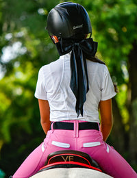 Camisetas para niñas con cuello de malla con cremallera