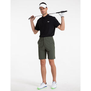 Men's Golf Shorts Lightweight Fits-Everyday Comfort Casual Work - 9 Inches