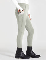 Pantalones de montar para niñas con cintura alta y bolsillos con cremallera