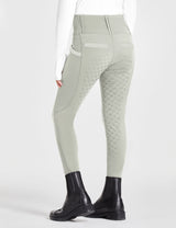 Pantalones de montar para niñas con cintura alta y bolsillos con cremallera