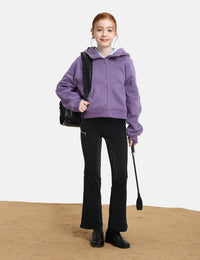 Girls Full Seat Bootcut Riding Pants Fleece Lined