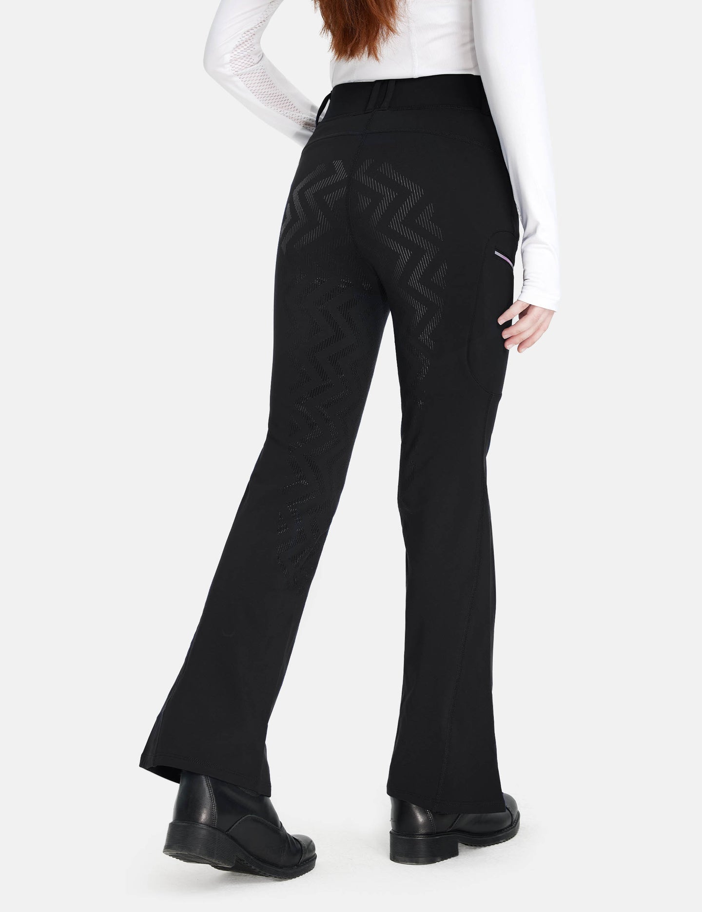 Girls Full Seat Bootcut Riding Pants Fleece Lined