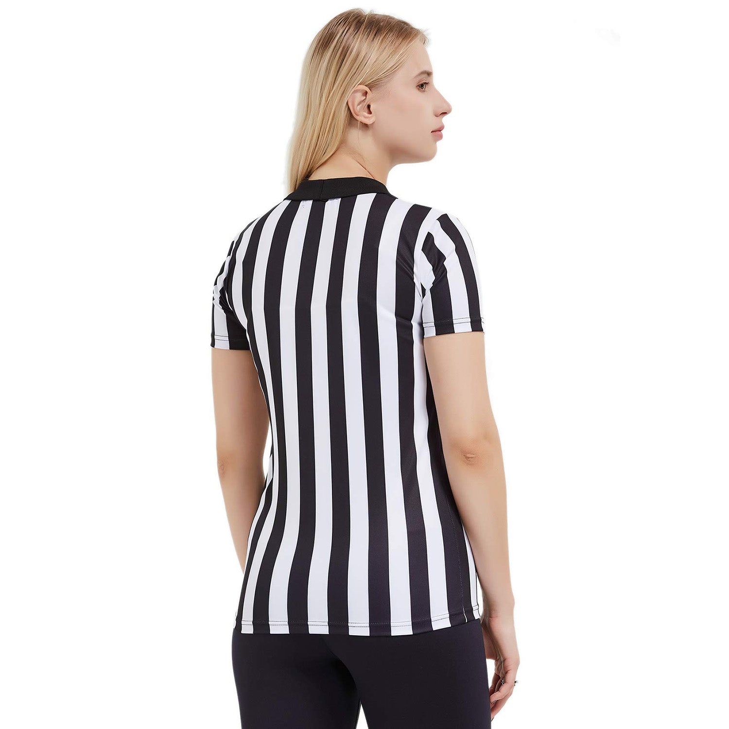 Women's Official Referee Shirt Zipper Polo Collar