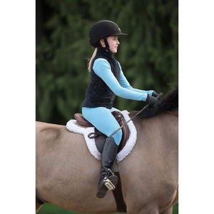 Girls Riding Tights Flex Knee Patch Breeches Equestrian Schooling Pants