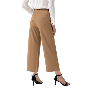 Women Wide Leg Dress Pants Work Business Casual Slacks Trendy Comfy