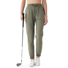 Load image into Gallery viewer, Womens&#39; Golf Joggers Moisture Wicking Tapered Pants with Deep Side Pockets
