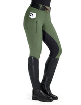 Women Full Seat Breeches Faux Back Pockets