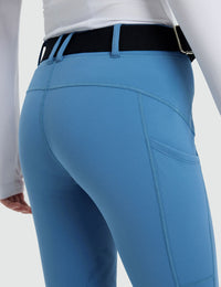 Girls Knee Patch Breeches Fleece Lined