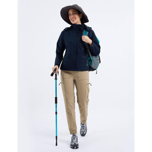 Womens’ Winter Hiking Pants Waterproof Windproof Outdoor Joggers Warm Camping