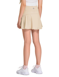Falda de golf de tenis para niñas con bolsillos