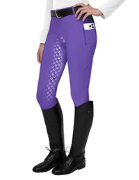Damen-Reitstrumpfhose mit Vollbesatz, Active Silicon Grip Reitstrumpfhose, Reithose