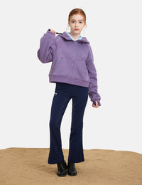 Girls Full Seat Bootcut Riding Pants Fleece Lined