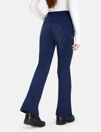 Girls Full Seat Bootcut Riding Pants Fleece Lined