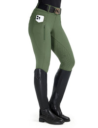 Women Full Seat Breeches Faux Back Pockets
