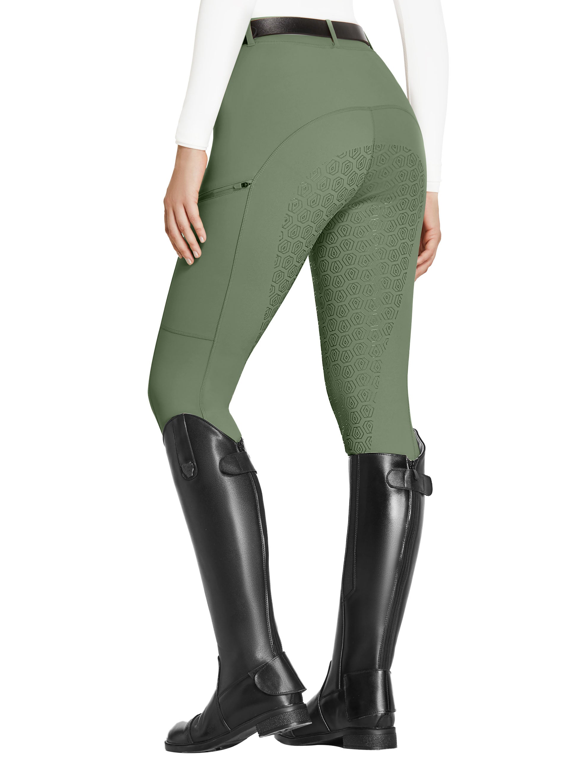 Mallas de montar con asiento completo para mujer