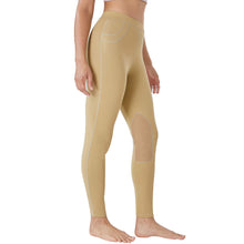 Load image into Gallery viewer, Girls Riding Tights Performance Knee Patch Pull On Equestrian Schooling
