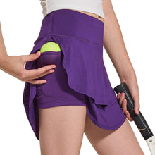 Load image into Gallery viewer, Girl&#39;s Tennis Skirt Adjustable Waist Golf Pickleball Active Skort with Pockets
