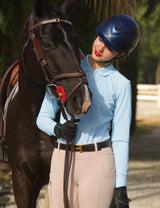 Women Full Seat Breeches Faux Back Pockets
