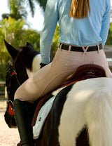 Women Full Seat Breeches Faux Back Pockets