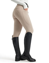 Women Full Seat Breeches Faux Back Pockets