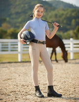 Girls Full Seat Breeches Faux Back Pockets