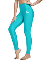 Damen Schwimmleggings mit hoher Taille 