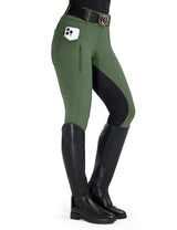 Women Full Seat Breeches Faux Back Pockets