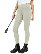 Girls Full Seat Breeches High Waist Zip Pockets