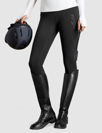 Women Full Seat Breeches High Waist Fleece Lined