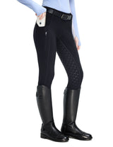 Girls Fleece Lined Full Seat Breeches Faux Back Pockets