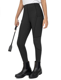 Girls Full Seat Breeches With Zip Pockets