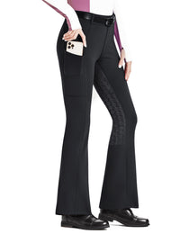 Women Bootcut Riding Pants Fleece Lined