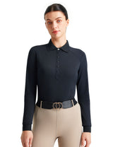 Women Long Sleeve Shirt Polo