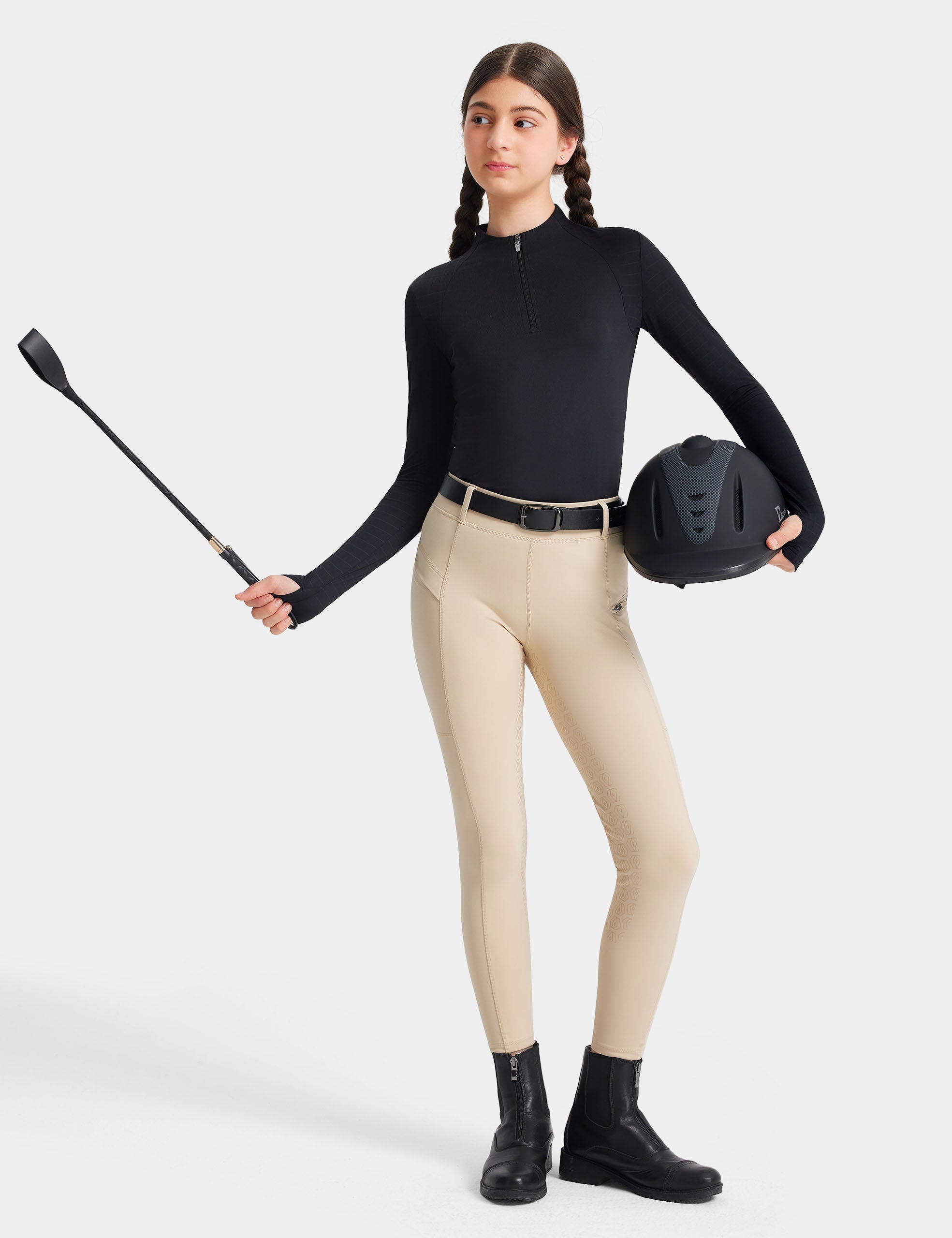 Girls Long Sleeve Shirt Quick Dry