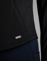 Women Fleece Lined Horse Riding Jacket Stand Collar