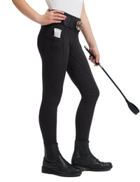 Girls Full Seat Breeches Faux Back Pockets