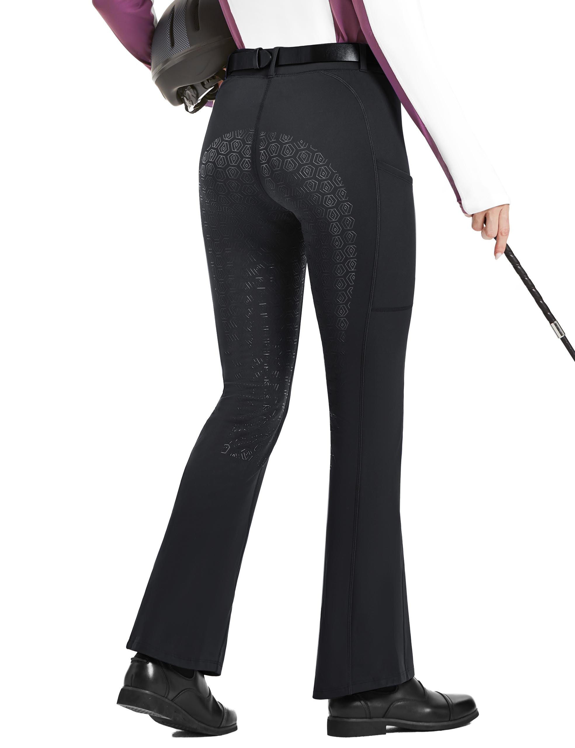Women Bootcut Riding Pants Fleece Lined