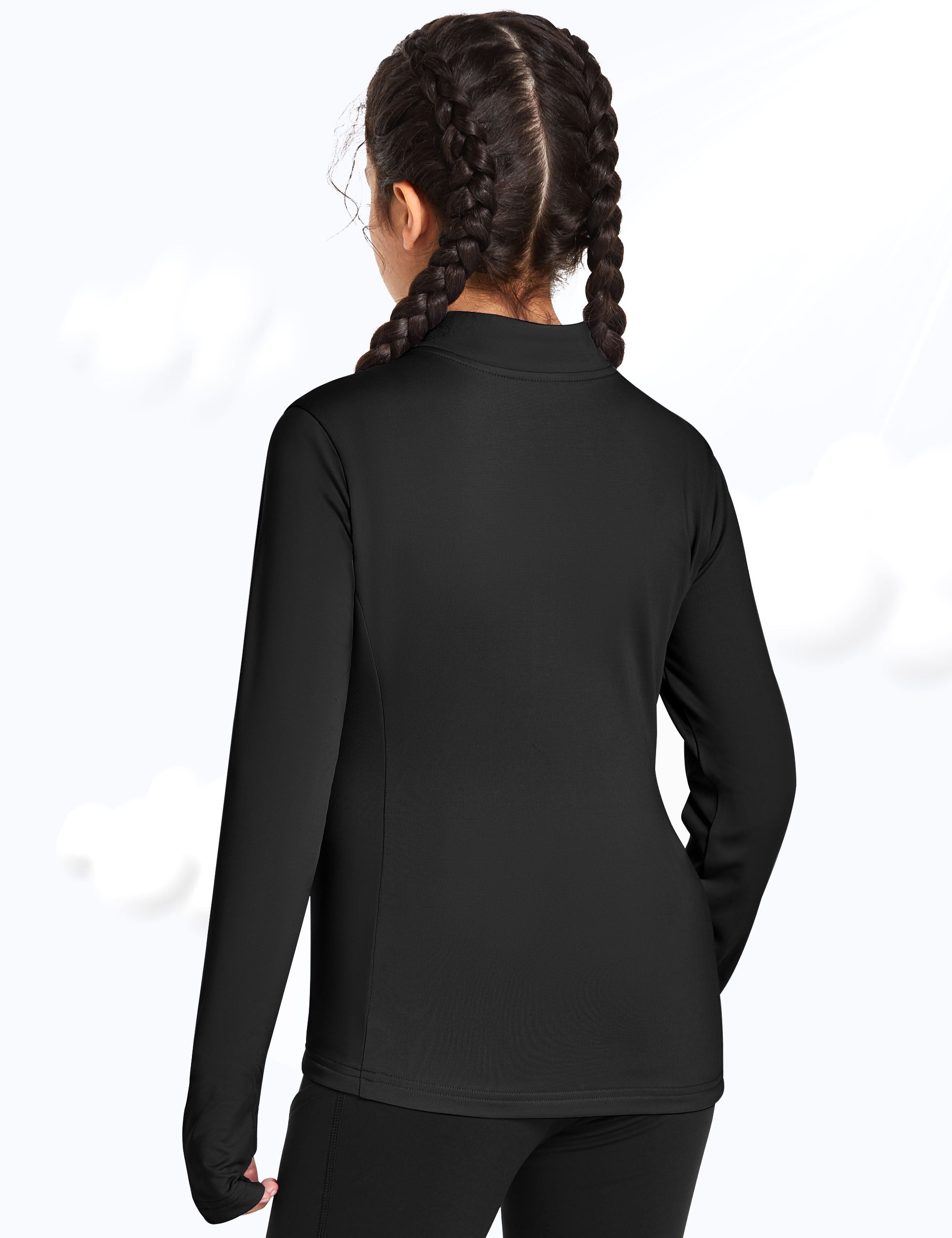 Girls Long Sleeve Shirt Fleece Lined – FiTST4